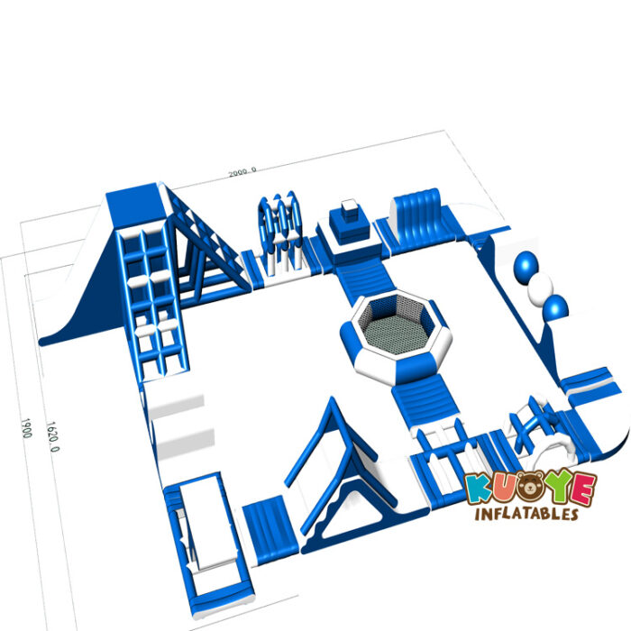 WP024 Large Floating Inflatable Water Trampoline Park Floating Water Parks for sale