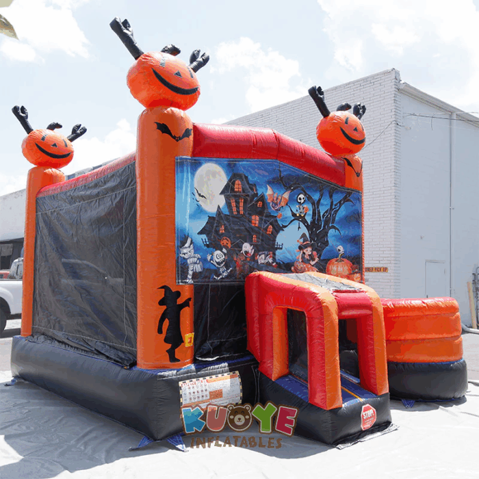 CB594 Halloween Bounce House Slide Combo Combo Units for sale 2