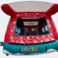 Double Lane Christmas Santa Claus Bounce House Combo