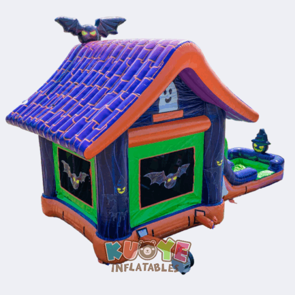 Duoble Lane Halloween Haunted House Bounce House Combo Duoble Lane Halloween Haunted House Bounce House Combo