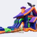 Duoble Lane Halloween Haunted House Bounce House Combo