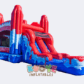 Wet/Dry Double Lane Popsicles Hounce House Combo