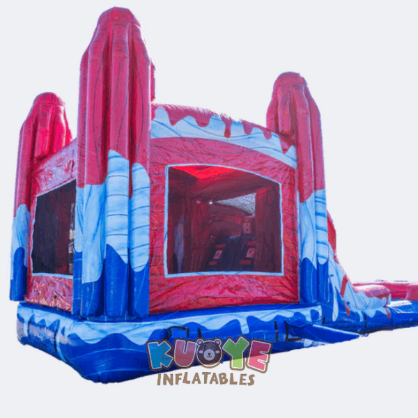 Wet/Dry Double Lane Popsicles Hounce House Combo Wet/Dry Double Lane Popsicles Hounce House Combo