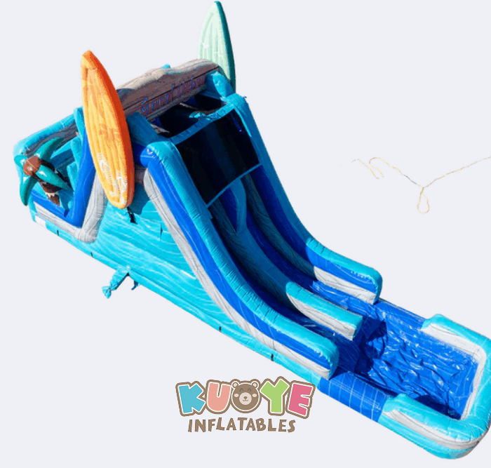 WS404 Double Lane Surfboard Inflatable Water Slide Water Slides for sale 2