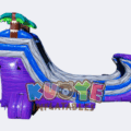 Wave Tropical inflatable Water Slide