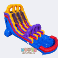 18FT Dual Lane Lava Inflatable Water Slide
