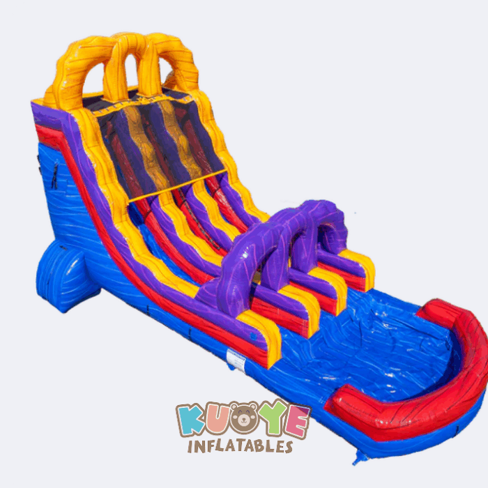 WS411 18ft Dual Lane Lava Inflatable Water Slide Water Slides for sale 2