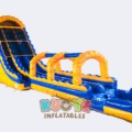 27FT Large Dual Lane Lave Arch Inflatable Water Slip N Slide
