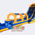 27FT Large Dual Lane Lave Arch Inflatable Water Slip N Slide