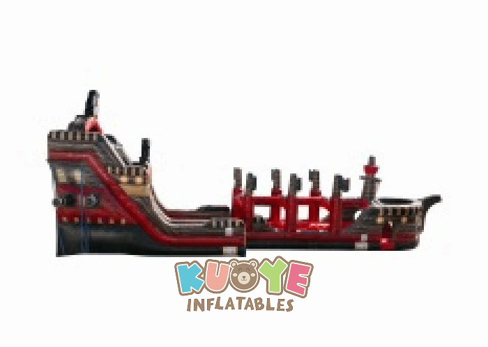WS423 22 Ft Black Pearl Dual Lane with Slip-n-slide Water Slides for sale 2