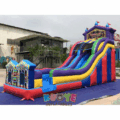 WS425 21' Carnival Themed Inflatable Fun Water Slide