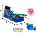 WS427 18ft Blue Water Slide