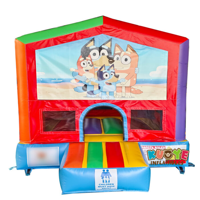 BH304 Mini Jumping Castle with Detachable Cartoon Banner Bounce Houses for sale