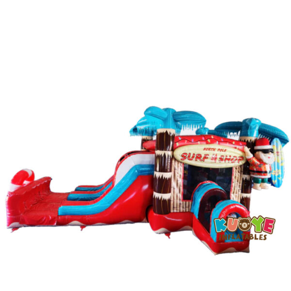 Double Lane Surf Bounce House Combo Double Lane Surf Bounce House Combo