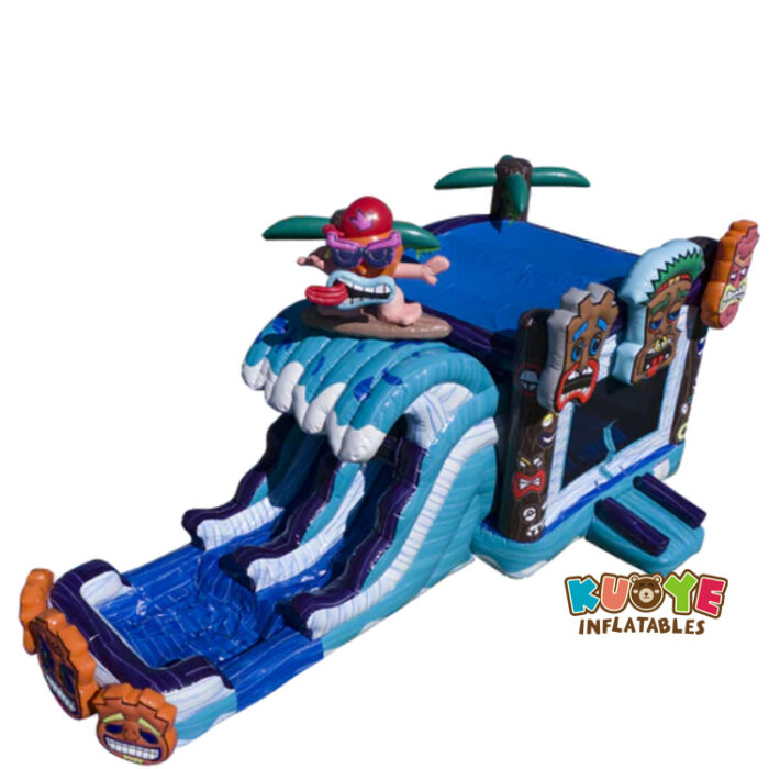 CB606 Tiki Tovi's Adventure Bounce House with Dual Slide