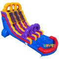 18FT Dual Lane Lava Inflatable Water Slide