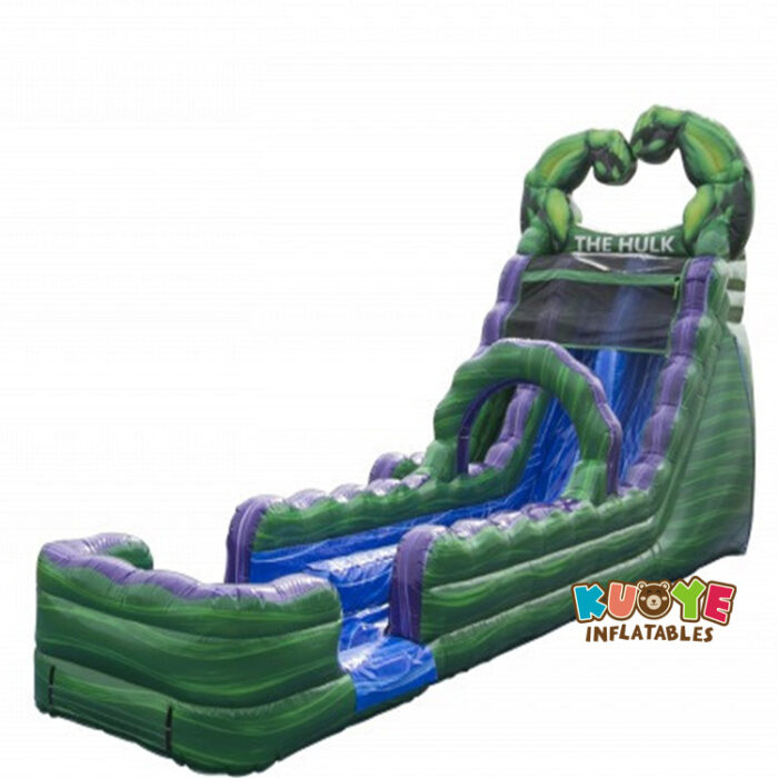 WS418 20ft Hulk Dual Lane Water Slide Water Slides for sale