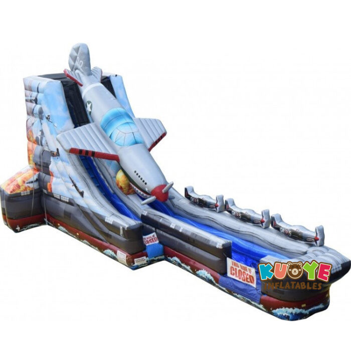 WS417 20ft Fighter Jet Slide Water Slides for sale