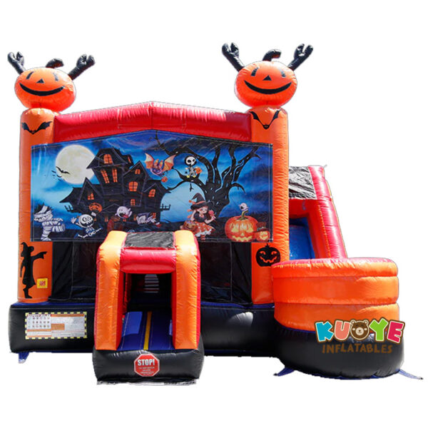 Halloween Bounce House Slide Combo
