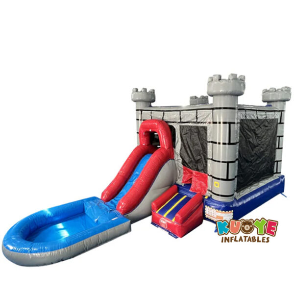 Wet/Dry Bouncy Castle Slide Combo With Pool Wet/Dry Bouncy Castle Slide Combo With Pool
