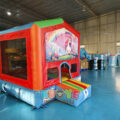 Mini Jumping Castle with Detachable Cartoon Banner