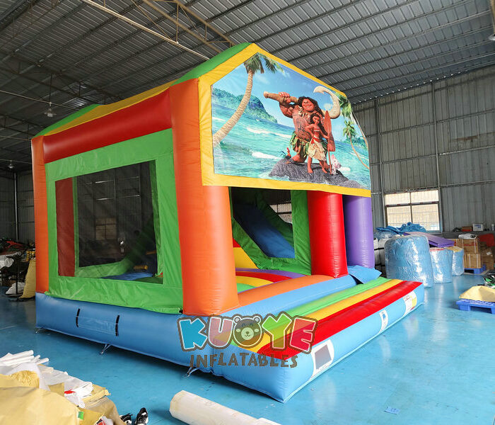CB611 Commercial Jumping Castle Slide Combo with Detachable Cartoon Banner Combo Units for sale 2