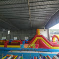 45FT Inflatable Obstacle Course With Slide
