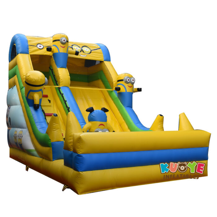 SL211 Big Minions Inflatable Slide Inflatable Slides for sale