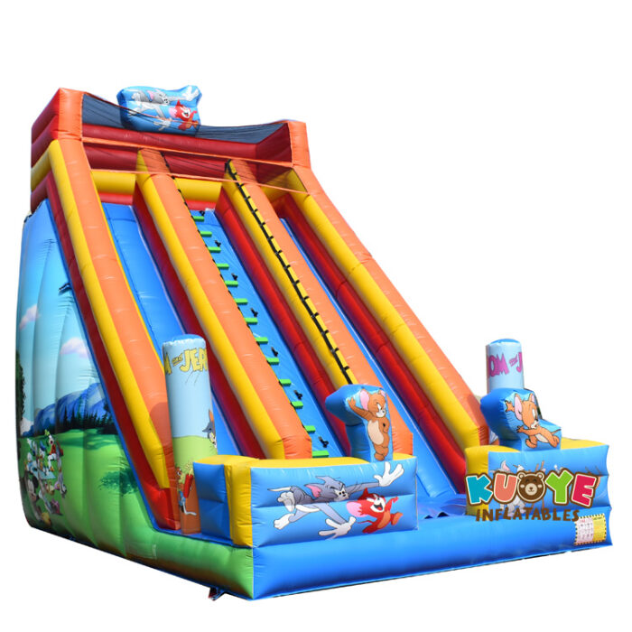 SL214 Large Tom and Jerry Inflatable Slide Inflatable Slides for sale