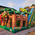 AP136 Rainforest Kidzone Jungle Inflatable Adventure Park