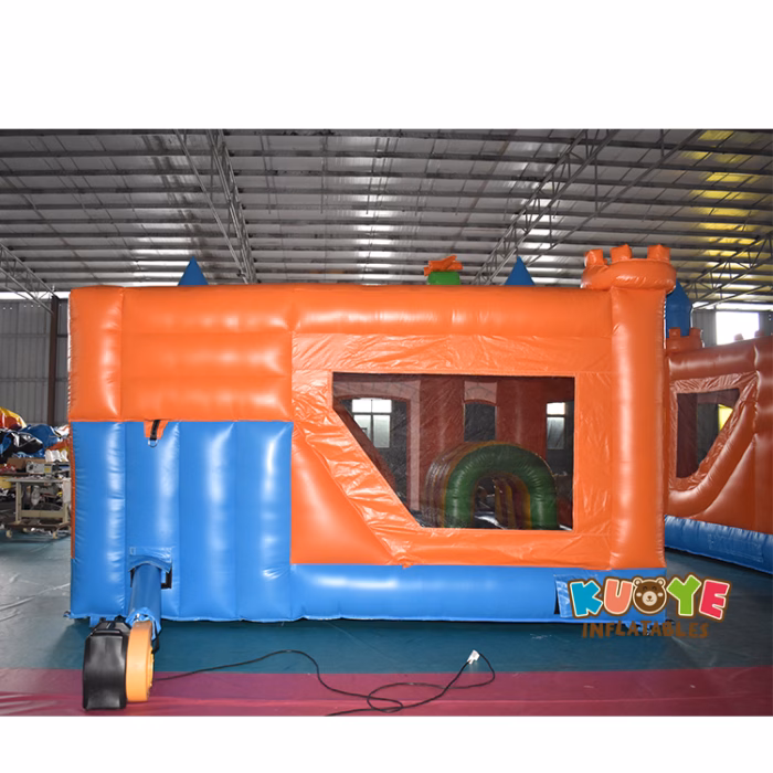 CB613 Orange Drangon Bouncy Castle Combo Units for sale 2