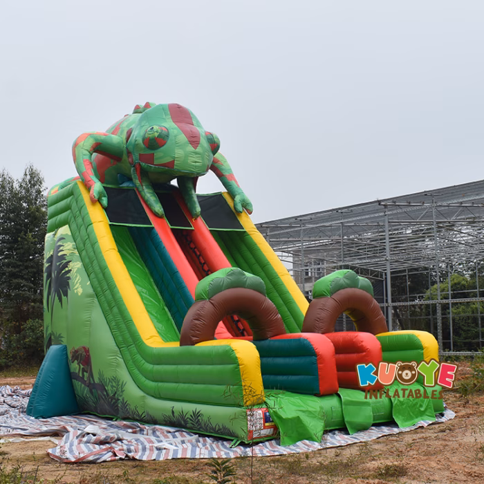 SL219 Chameleon Slide with Double Lane Inflatable Slides for sale 2