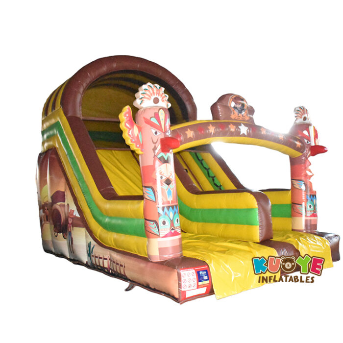 SL218 Western-themed Inflatable Slide Inflatable Slides for sale