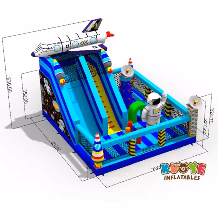 AP140 Space Center Inflatable Bouncy Playground Playlands for sale