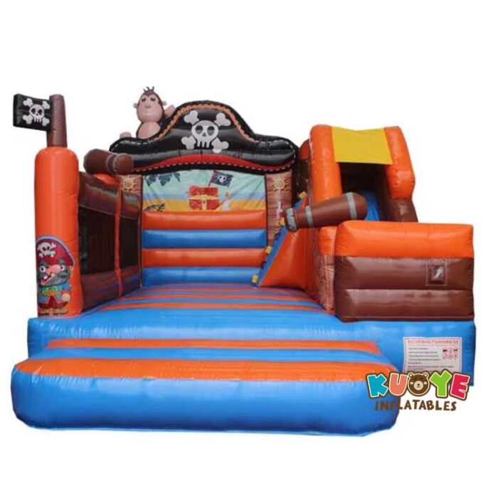CB618 Priate Bouncy Castle with Slide