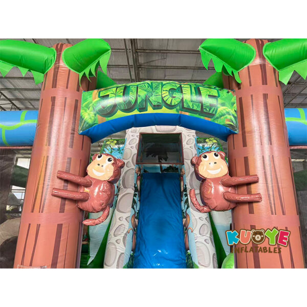 1-1 AP142 Multiplay Jungle Inflatable Gorilla Playground