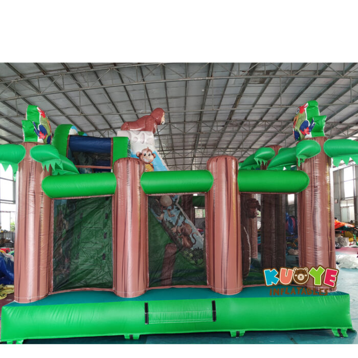 1-2 AP142 Multiplay Jungle Inflatable Gorilla Playground