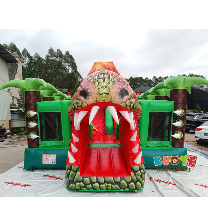2-1 AP143 Multiplay 3D Dino Bouncy Castle Playland