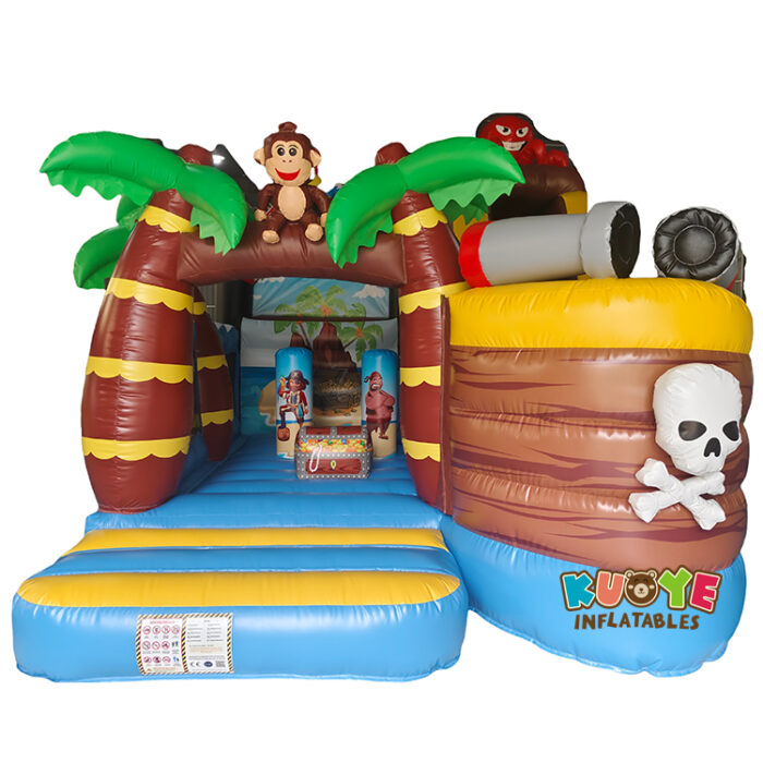 CB630 Inflatables Pirate Island Combo Castle