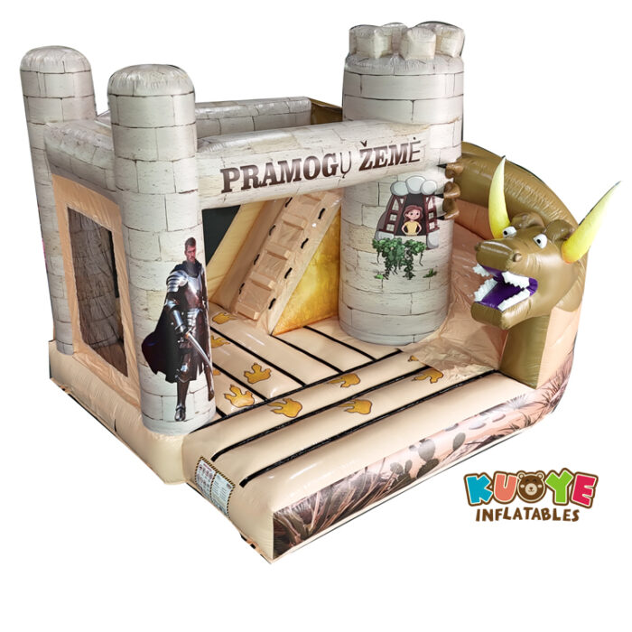 CB638 Customs Dragon's Lair Bouncy Castle Combo