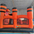 Boys Motorcycle Racing Theme Inflatable Bounce Castle with Slide (10)