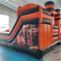 Boys Motorcycle Racing Theme Inflatable Bounce Castle with Slide (8)