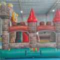CB643 Medieval Knight Castle Inflatable Bounce House with Slide (1)