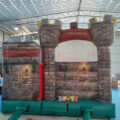 CB643 Medieval Knight Castle Inflatable Bounce House with Slide (2)