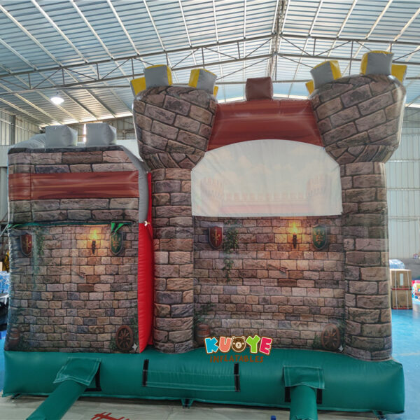 CB643 Medieval Knight Castle Inflatable Bounce House with Slide (2) CB643 Medieval Knight Castle Inflatable Bounce House with Slide (2)