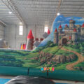 CB643 Medieval Knight Castle Inflatable Bounce House with Slide (3)