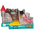 CB643 Medieval Knight Castle Inflatable Bounce House with Slide (4)