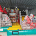 CB643 Medieval Knight Castle Inflatable Bounce House with Slide (7)