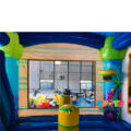 CB643 commercial tropical-themed inflatable bounce house